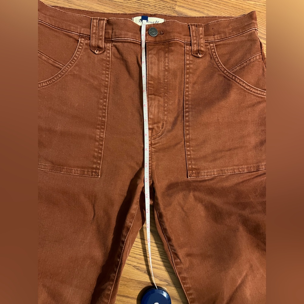 Madewell Rust Red High-Rise bootcut pants - Picture 8 of 8